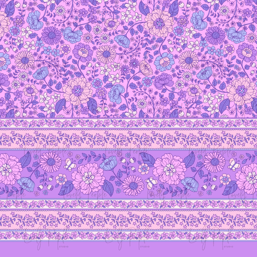 Star Floral Border