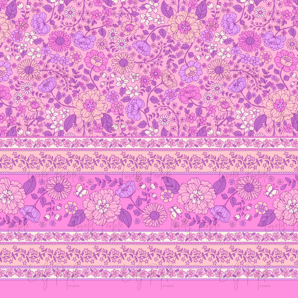 Star Floral Border