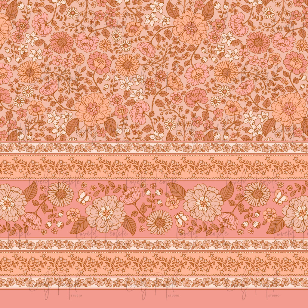 Star Floral Border