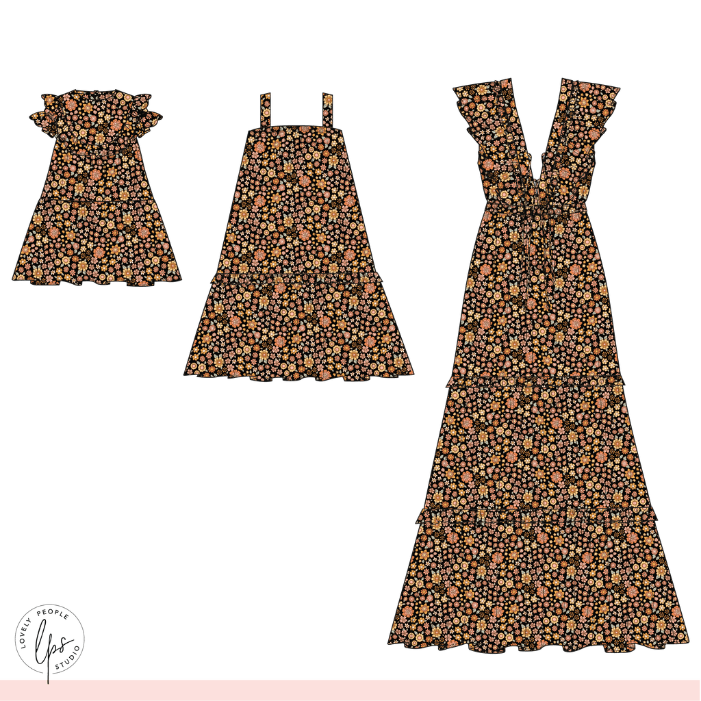 Retro Ditsy Floral