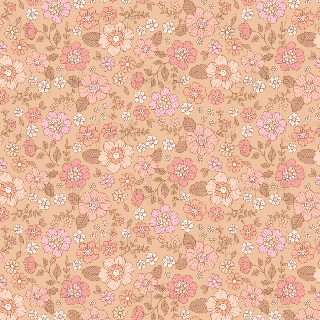 Retro Posies Floral