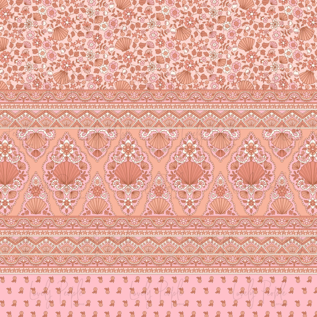 Shell Border Floral