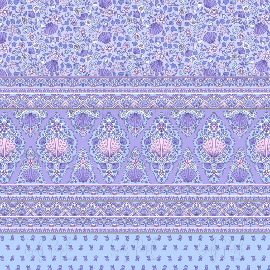 Shell Border Floral
