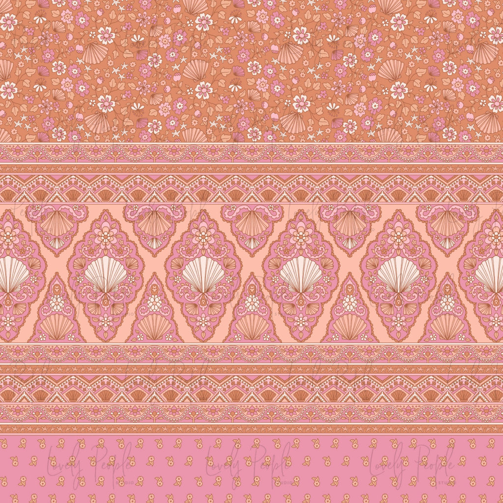 Shell Border Floral