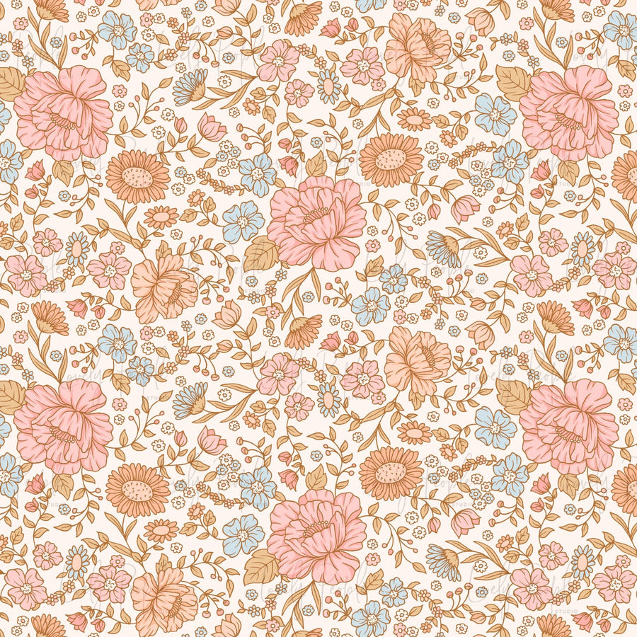 Peony Daisy Floral