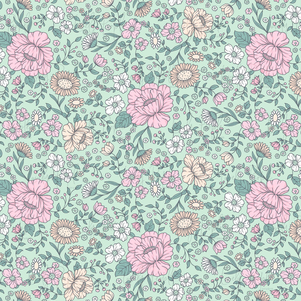 Peony Daisy Floral