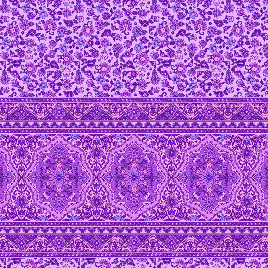 Mini Rainbow Folk Border