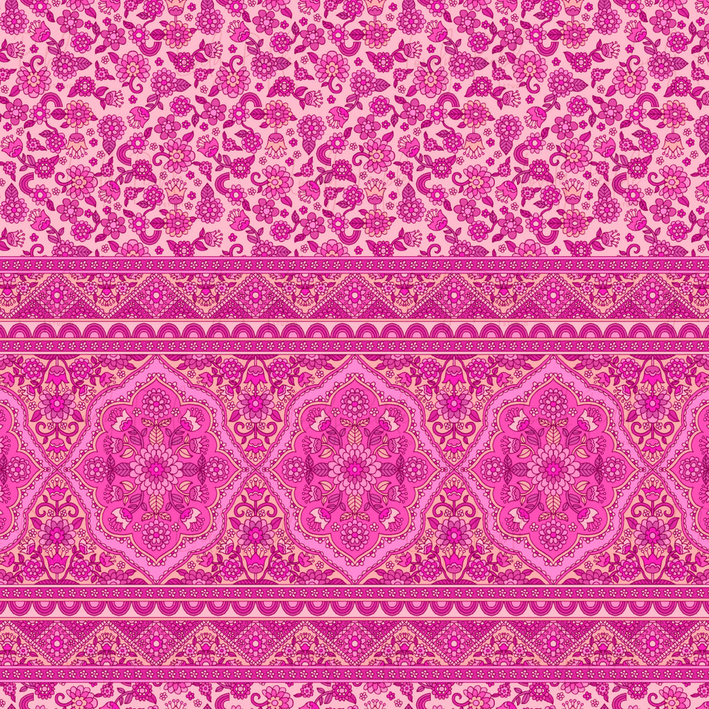 Mini Rainbow Folk Border