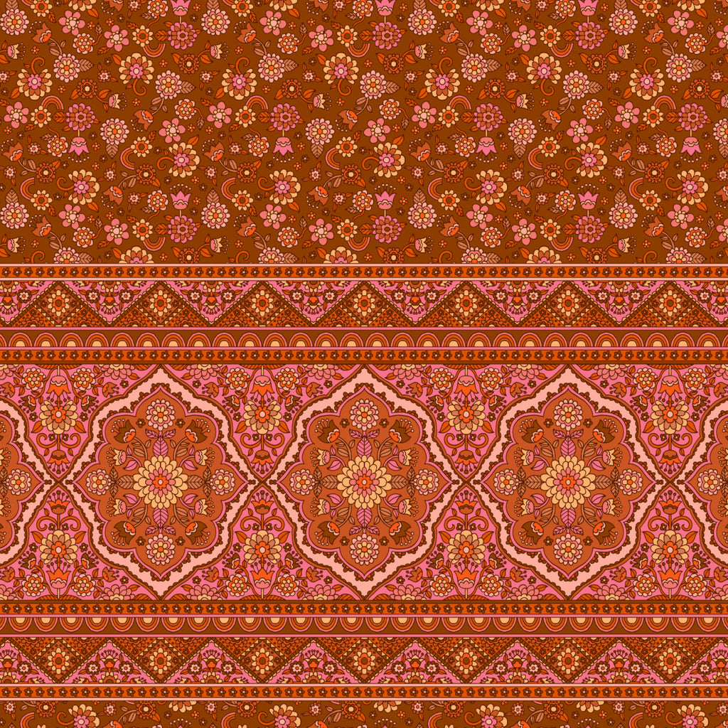 Mini Rainbow Folk Border