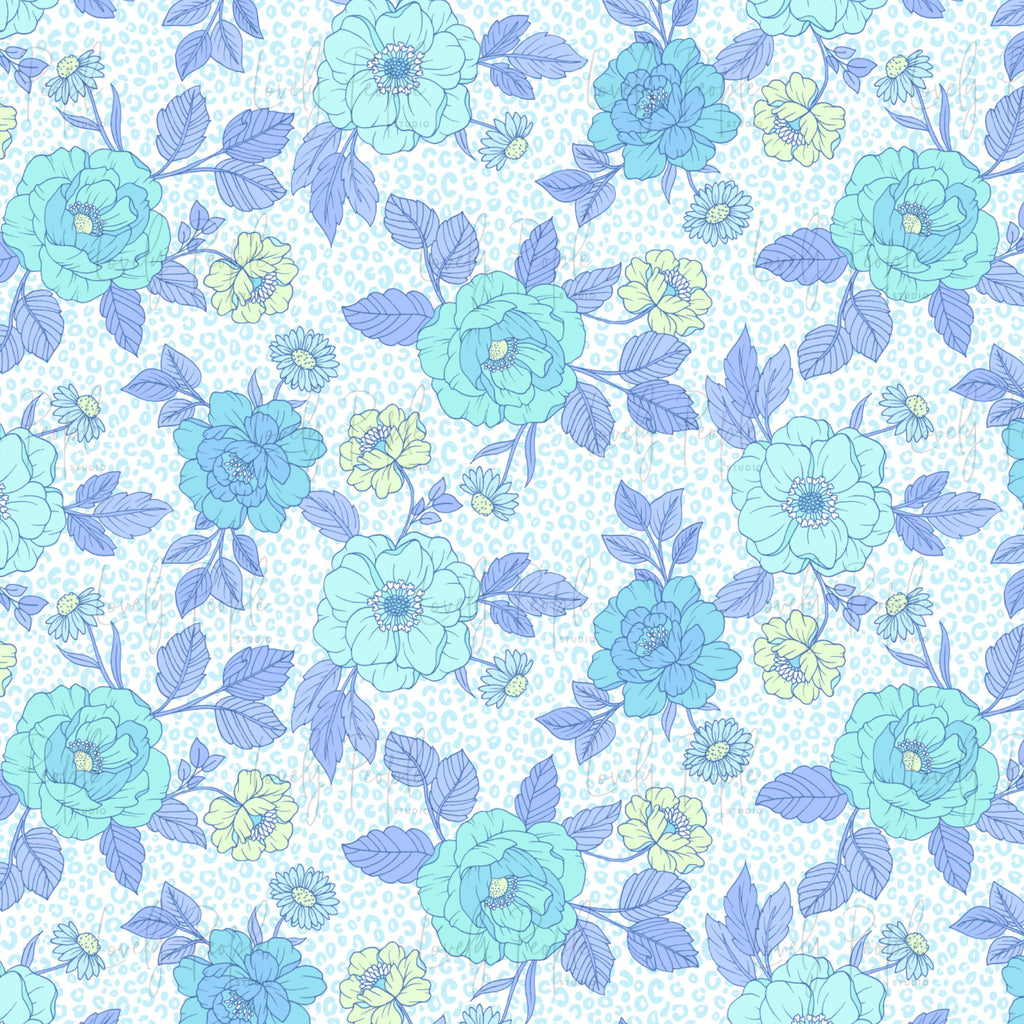 Floral Leopard