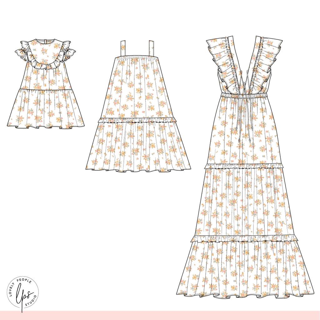 Ditsy Watercolour Floral