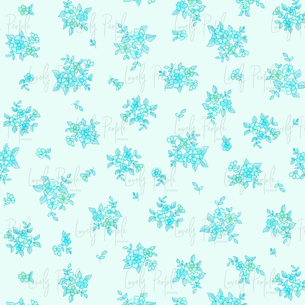 Ditsy Watercolour Floral