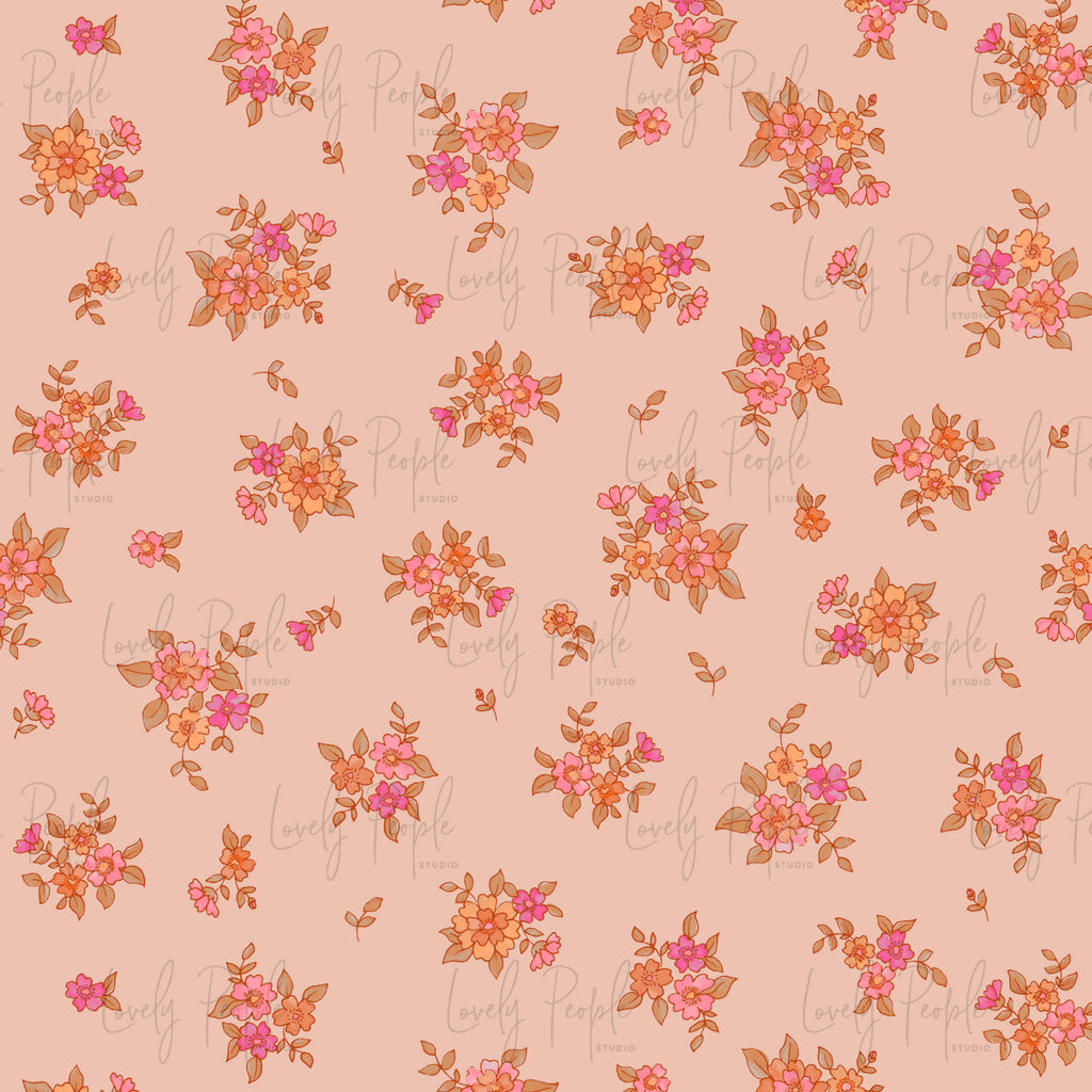 Ditsy Watercolour Floral