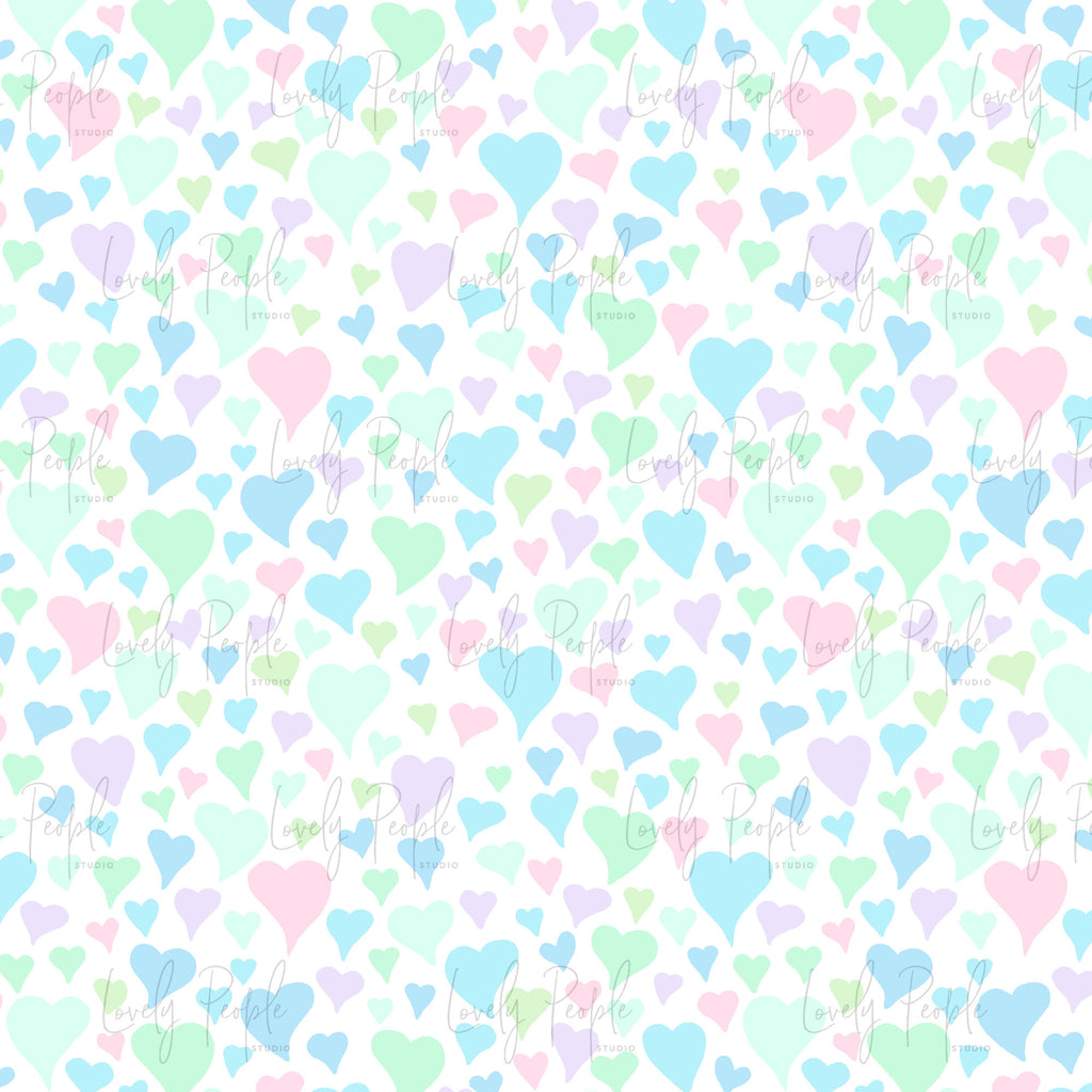 Retro Hearts