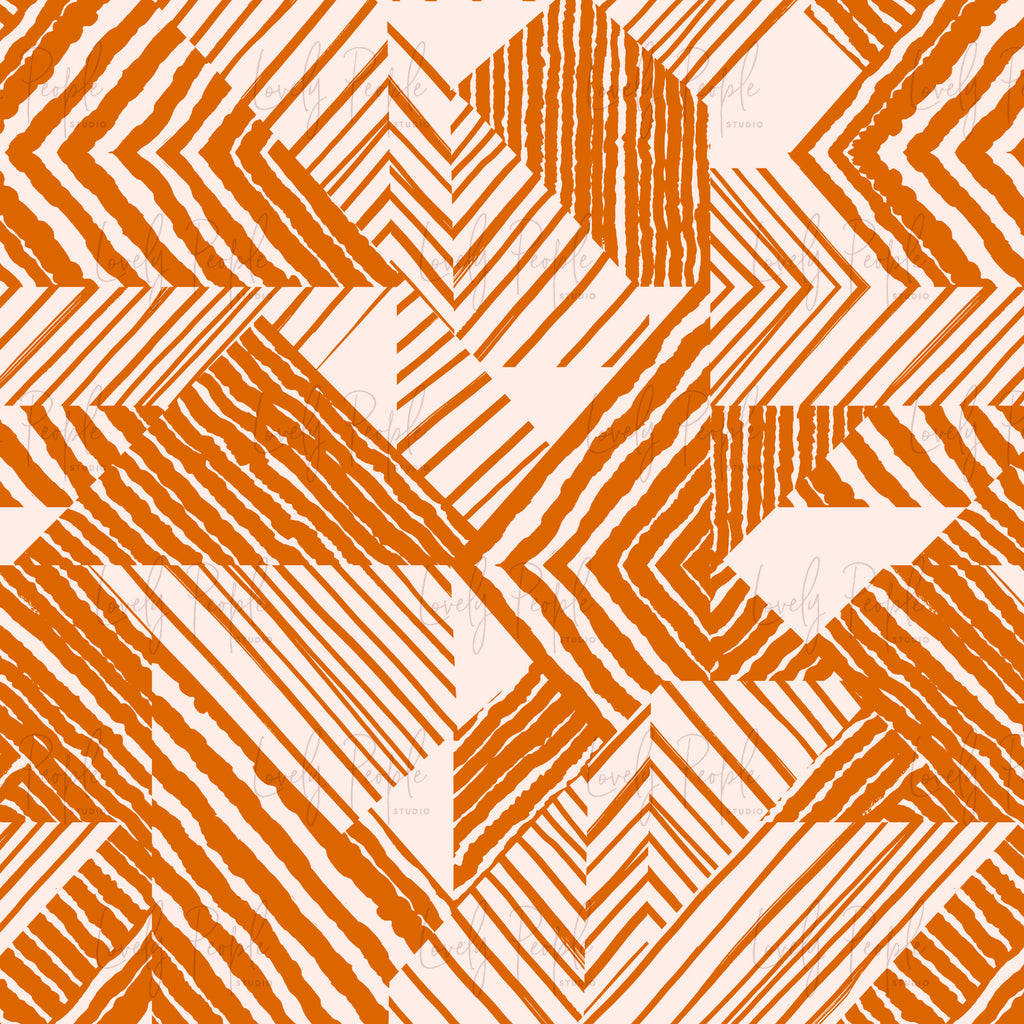 Eighties Abstract Stripes