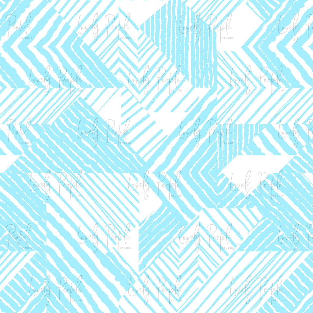 Eighties Abstract Stripes