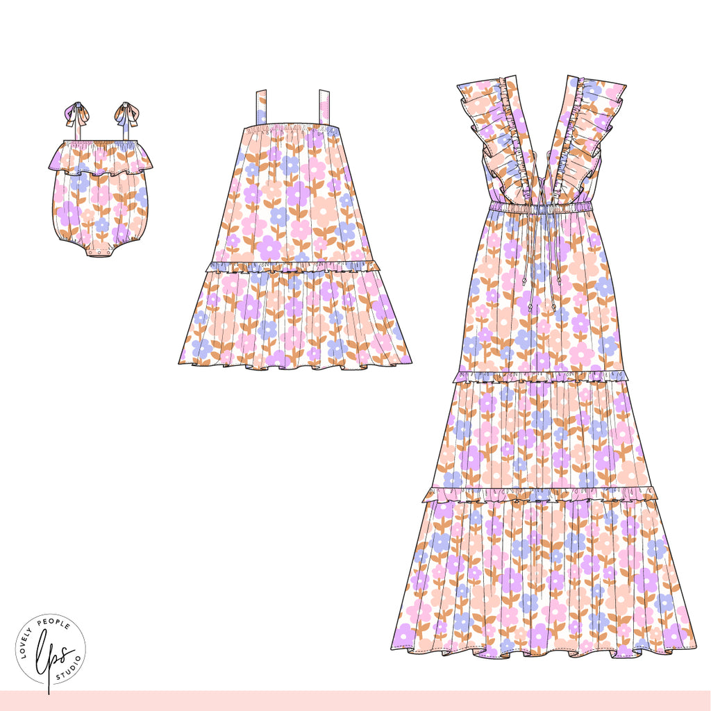Retro Daisy Fields