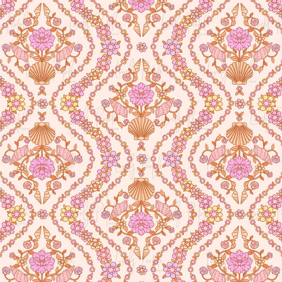 Shell Floral Tile
