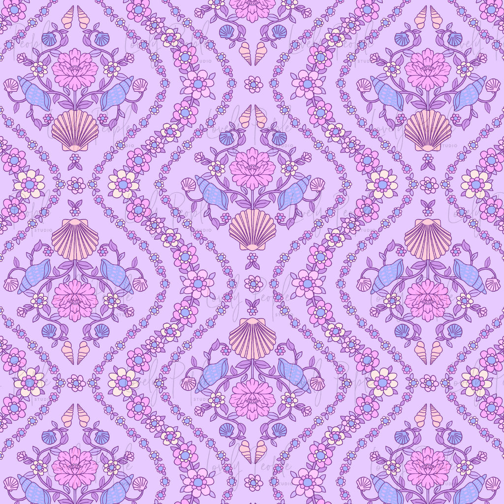 Shell Floral Tile