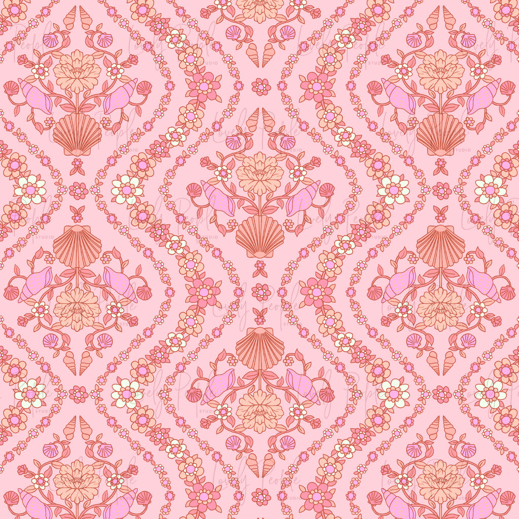 Shell Floral Tile