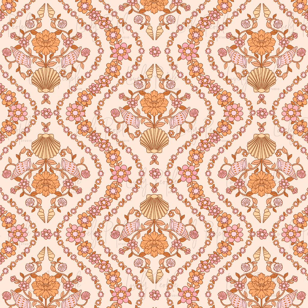Shell Floral Tile