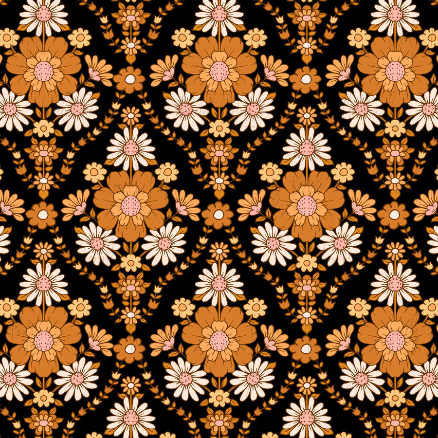 Vintage Floral Tile