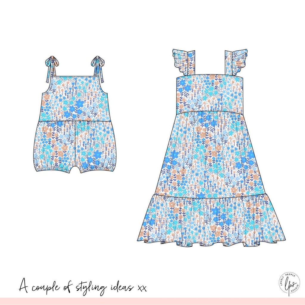 childrenswear fashion designer sketches for line sheets 