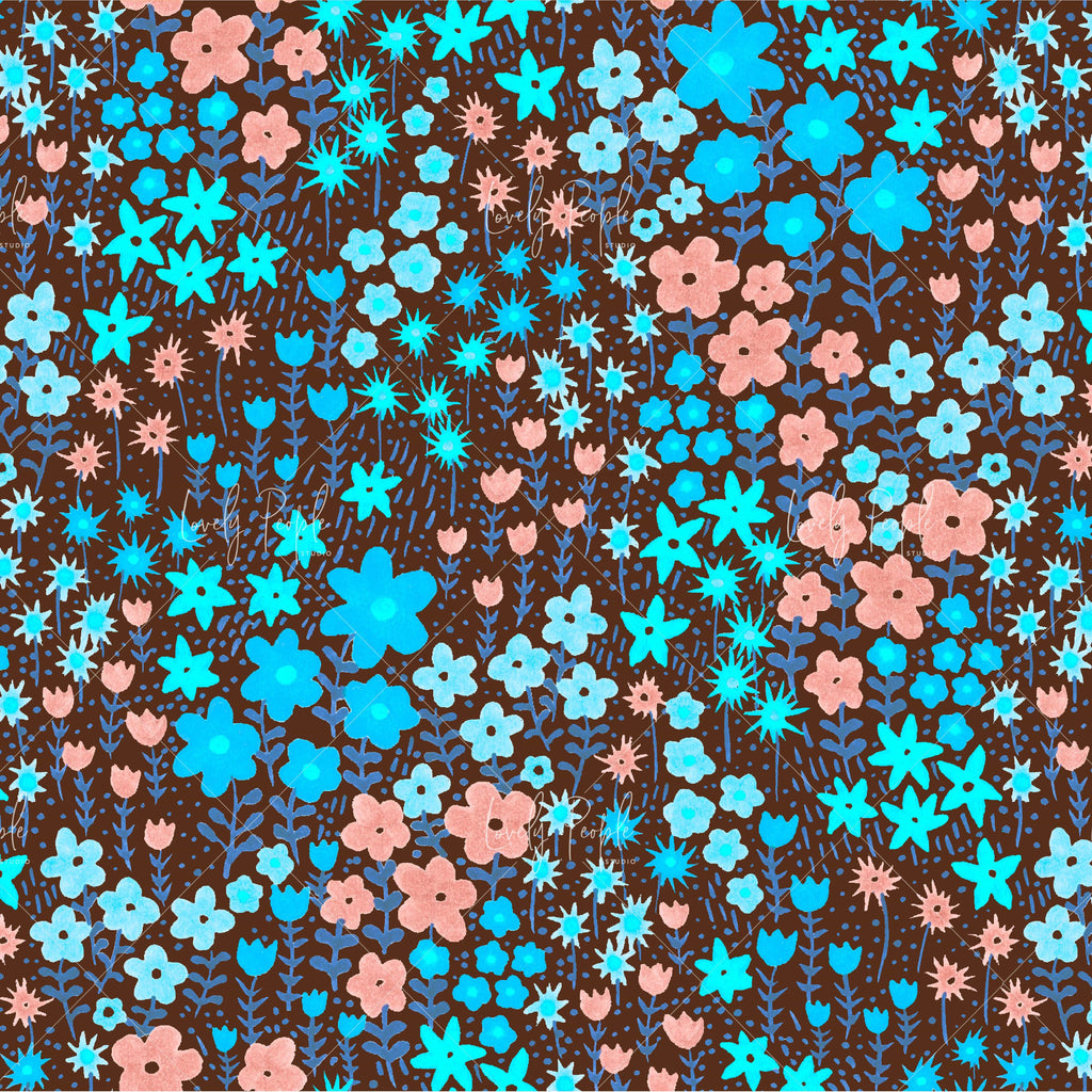 swimwear textile pattern for fashion labels in brown 